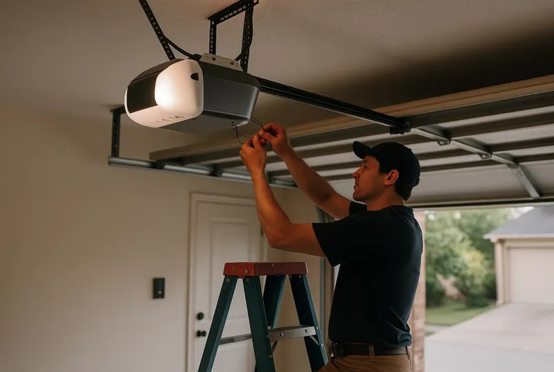 Garage Door Spring Repair in Lake Placid